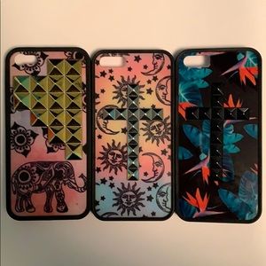🌼LIKE NEW 🌼Set of 3 Wildflower iPhone 5s cases